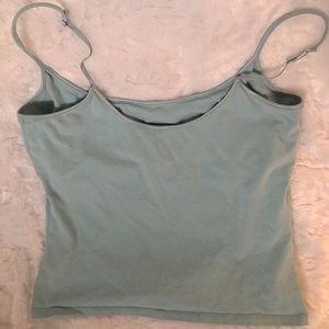 Vintage Y2K Express Pima Cotton Spandex Long Line Camisole Large